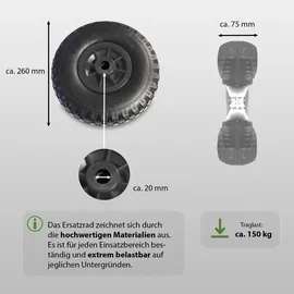 Trutzholm Sackkarrenrad 260x85 mm