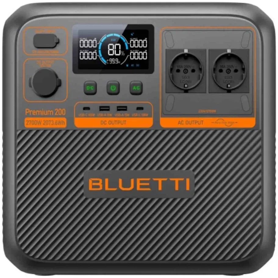 BLUETTI Premium 200 V2 Powerstation - 0% MwSt. (gem. § 12 Abs. 3 UStG)*