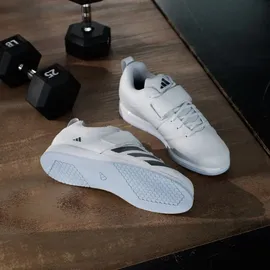 adidas Powerlift 5 Herren Cloud White/Core Black/Crystal Sky 46 2/3