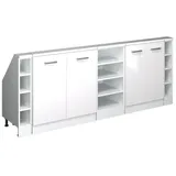 Vicco Rion Dachschrägenschrank-Set 210 x 46 x 81,6 cm Weiß