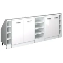 Vicco Rion Dachschrägenschrank-Set 210 x 46 x 81,6 cm Weiß
