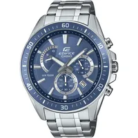 Casio Edifice Chronograph Quarzuhr,Armbanduhr,Herrenuhr, bis 10bar wasserdicht, Edelstahlarmband