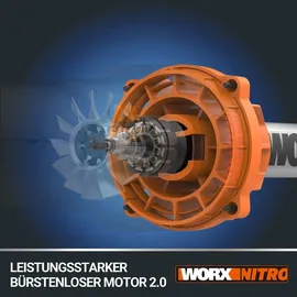 Worx NITRO 40V Akku-Laubbläser WG585E.9 - Effizient und Leistungsstark