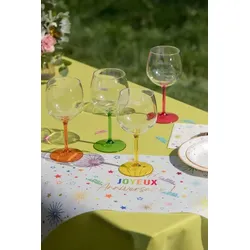 42 Mehrweg Cocktail Gläser Gin & Tonic gelb Tritan 582ml Wiederverwendbar Kunststoff unzerbrechlich