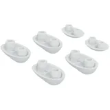 Geberit Set Ausgleichspuffer zu WC-Sitz 242973CG1 Deckel zu Geberit AquaClean 8/8000 plus