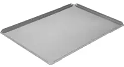 SCHNEIDER Ausstell-/Thekenbleche, Edelstahl 154060 , Maße: 400 x 600 x 15 mm, mit offenen Ecken