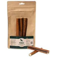 FEBO Getrockneter Ochsenziemer 15-20 cm – 100% Natürlicher Kausnack für Hunde – Ohne Zusatzstoffe – Zahnpflege – Schonend getrocknet