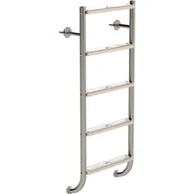 Ideal Edelstahl Modell 04 Eichenwald Poolleiter geteilt Ø40 5-stufig