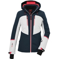 KILLTEC Damen Skijacke/Funktionsjacke mit abzippbarer Kapuze und Schneefang KSW 87 WMN SKI JCKT, petrol, 44, 39750-000