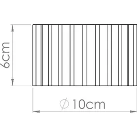 Sollux Lighting AURA 1 1xGx53 Aluminium
