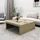 furnicato Couchtisch Braun Eiche 100 x 35 x 100 cm