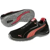 PUMA Touring Black Suede Low 643440200000036 ESD Sicherheitshalbschuh S3 Schuhgröße (EU): 36 Schwarz, Rot 1 Paar