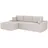 Juskys Sofa Coredo Links Cord Beige