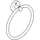 Grohe Essentials Handtuchring Schwarz 1024612430