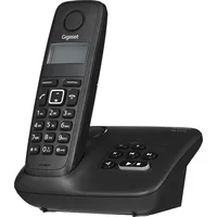 Gigaset SIEMENS WIRELESS PHONE AL117A BLACK (S30852-H2826-D201), Telefon, Schwarz