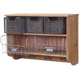 MCW Wandgarderobe A43-G Braun