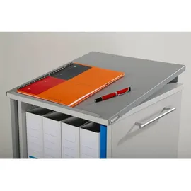 Rocada Caddy Bürowagen grau 5 Ebenen 47,0 x 42,4 x 120,0 cm