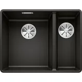 Blanco Subline 340/160-F schwarz + Handbetätigung + InFino
