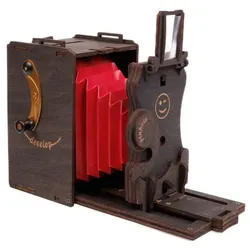 JollyLook Vormontierte Pinhole Mini-Filmkamera, braun gefärbt