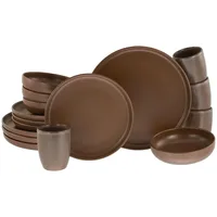 CreaTable Uno Kombiservice 16-tlg. braun