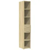 vidaXL Highboard Sonoma-Eiche 30x42,5x185 cm Holzwerkstoff