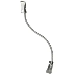 APS Schilderhalter flexibel, Metall, beschreibbar, Länge: 120 mm