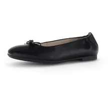 Gabor Leder-Ballerinas in Schwarz | 38