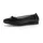 Leder-Ballerinas Schwarz 38