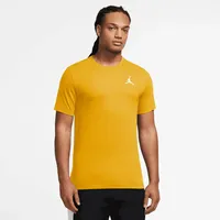 Nike Jumpman Emb Crew T-Shirt Yellow Ochre/White