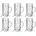 Bierkrug aus Glas Volumen 500ml 5000052