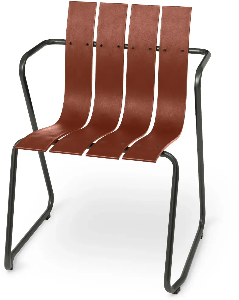 Mater Ocean Stuhl, burnt red