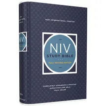 Zondervan NIV Study Bible, Fully Revised Edition, Hardcover, Red Letter, Comfort Print:
