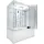 SeniorBad Kombination Badewanne Dusche K80-WS-TH-C-EC-SC-EA Duschtempel 180x100 cm Schlauchreinigung + Scheibenversiegelung - Weiß