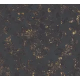 A.S. Création Neue Bude 2.0 Edition 2 Tapete mit Ornamenten Barock schwarz B/L: ca. 53x1005 cm - schwarz