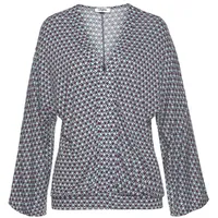 Buffalo 3/4-Arm-Shirt Damen türkis-rot-bedruckt Gr.44/46