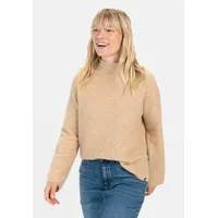 CAMEL ACTIVE Rollkragenpullover aus einem Wollmix Karamell, | L