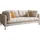 trends by hg Couch Cord 2-Sitzer Beige