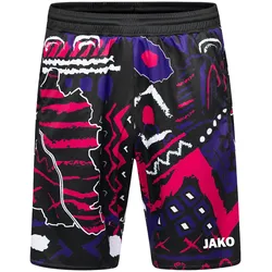 JAKO Malle Sporthose Manchester 2.0 (weiß/pink/lila/schwarz / Größe 116 / Kinder)