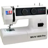 W6 Nähmaschine N 1800 Pro mit 25 Programmen | Freiarm | automatischer Einfädler | CB-Greifer | Knopflochautomatik | Jeans nähen | 100 Watt Servo Motor