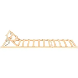 vidaXL Lattenrost mit 13 Latten Verstellbares Kopfteil 80x200 cm