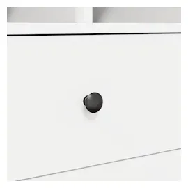 vidaXL Schreibtisch mit Stauraum Weiß Holzwerkstoff