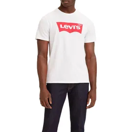 Levis T-Shirt »Batwing Logo Tee«, mit Logo-Front-Print, weiß,