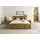 MASSIVMOEBEL24.DE Massivholzbett 160 x 200 cm Schubladen Beige