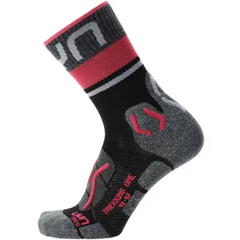 Uyn Trekking One Merino Socken 2 Paar Schwarz/Pink 39-40