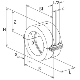 Fischer Kältefestpunktschelle FFRC 219,1