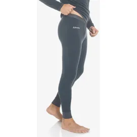 Schöffel Merino Sport Pants long M, temperaturregulierende lange Unterhose, atmungsaktive Thermo Leggings in Wollqualität, anthrazit, XXL