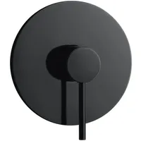 Herzbach Deep Black Einhandmischer Unterputz für 1 Verbraucher Schwarz matt 23.210550.1.12
