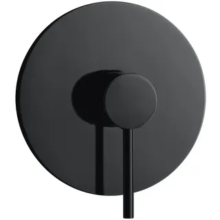 Herzbach Deep Black Einhandmischer Unterputz für 1 Verbraucher Schwarz matt 23.210550.1.12