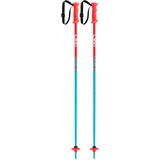 LEKI Kinder Rider Skistöcke, Petrol-Bright red-White, 105CM