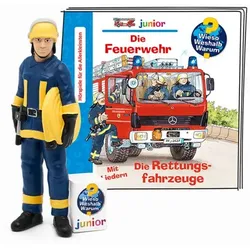 10000150 Wieso? Weshalb? Warum? junior - Die Feuerwehr/Die Rettungsfahrzeuge  Schwarz, Blau, Gelb